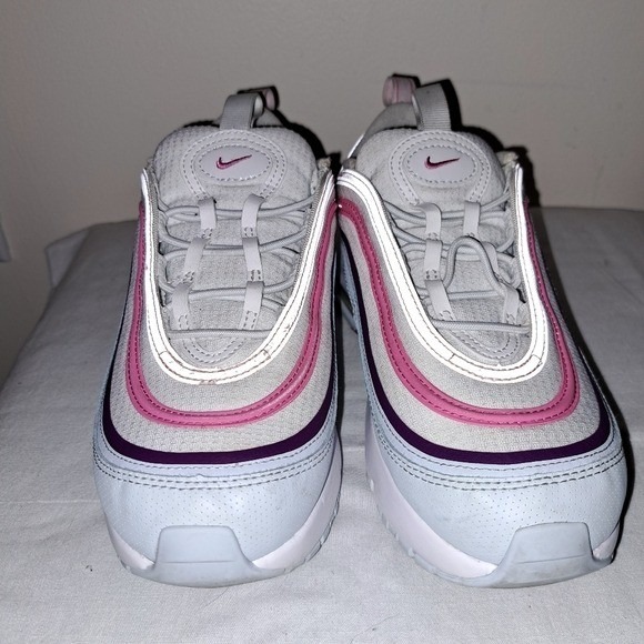 Nike Other - Nike White and Pink Chunky Sneakers Size 3Y Used Review ALL pics
